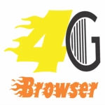 4g speed browser hd android application logo